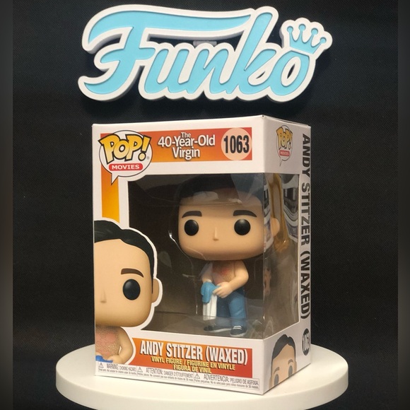 Andy Stitzer (Waxed)- 1063- The 40-Year-Old-Virgin- Mint Condition- Funko - Picture 2 of 8
